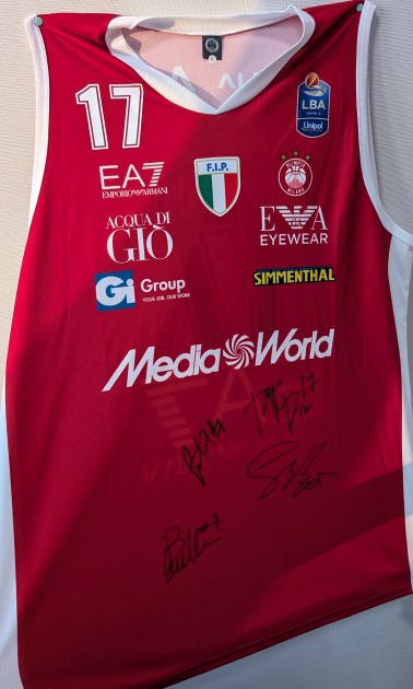 Canotta Gara Ricci Olimpia Milano - Autografata