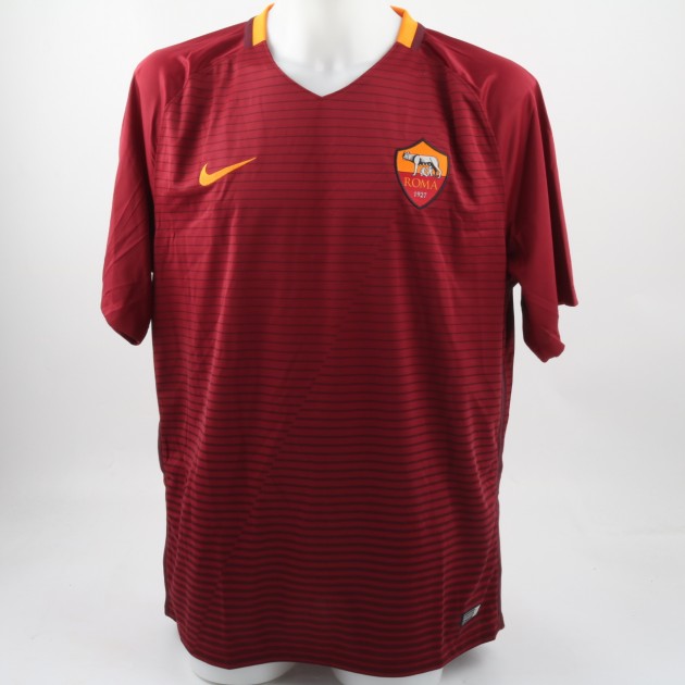 Official Roma Shirt 2016-17, signed by Totti