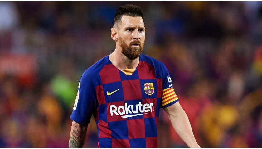 Messi's Official Barcelona Signed Shirt, 2019/20