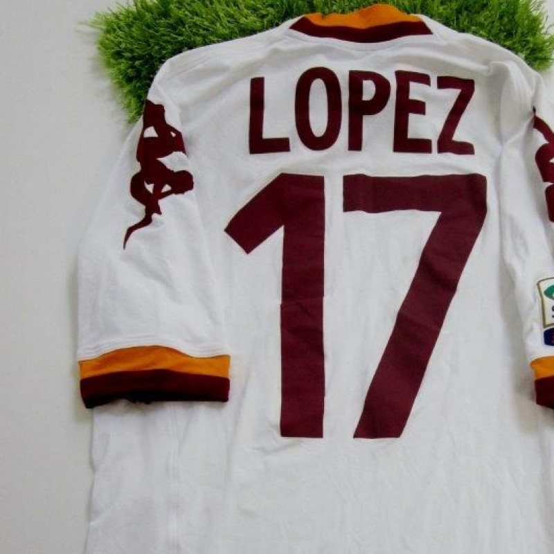Roma match worn shirt, Nico Lopez, Serie A 2012/2013