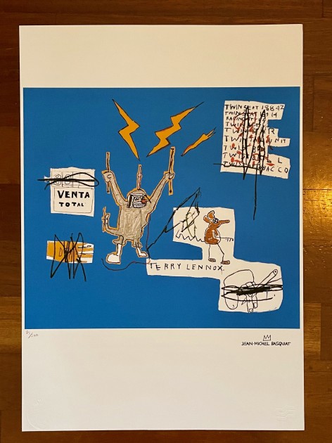 Basquiat Signed Lithograph