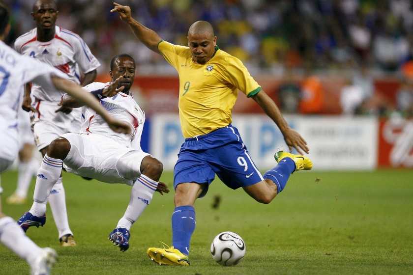 Ronaldo's Brazil Match-Issued Shirt, WC 2006