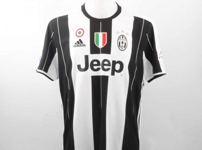 Official Pjanic Juventus 2016/17 shirt, Italy Supercup - Signed 