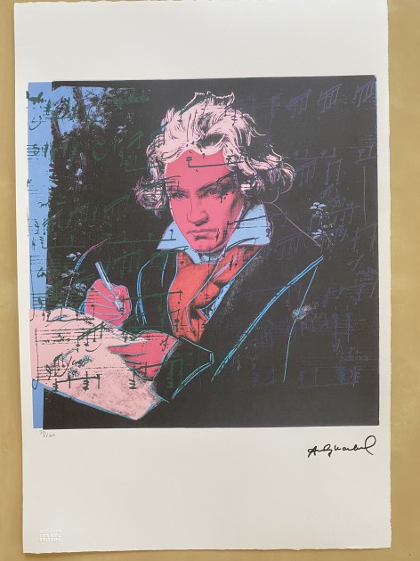 Andy Warhol Signed "Beethoven" 