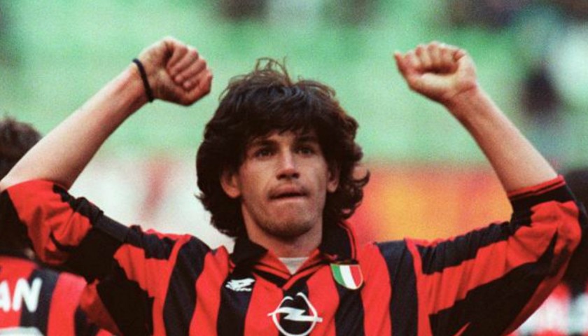 Albertini's Match Worn Shirt, Milan-Palermo 1994