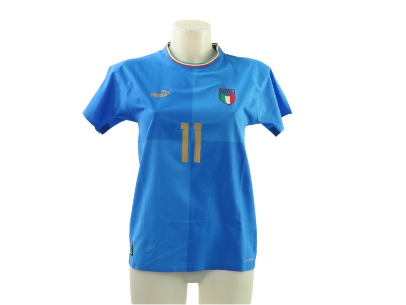 Bonansea's Italy Women's Match-Issued Shirt, 2022