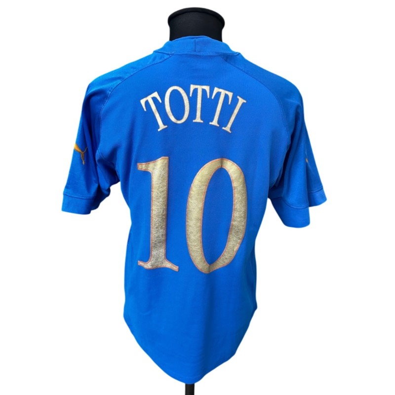 Totti's Italy Match-Worn Shirt, 2004