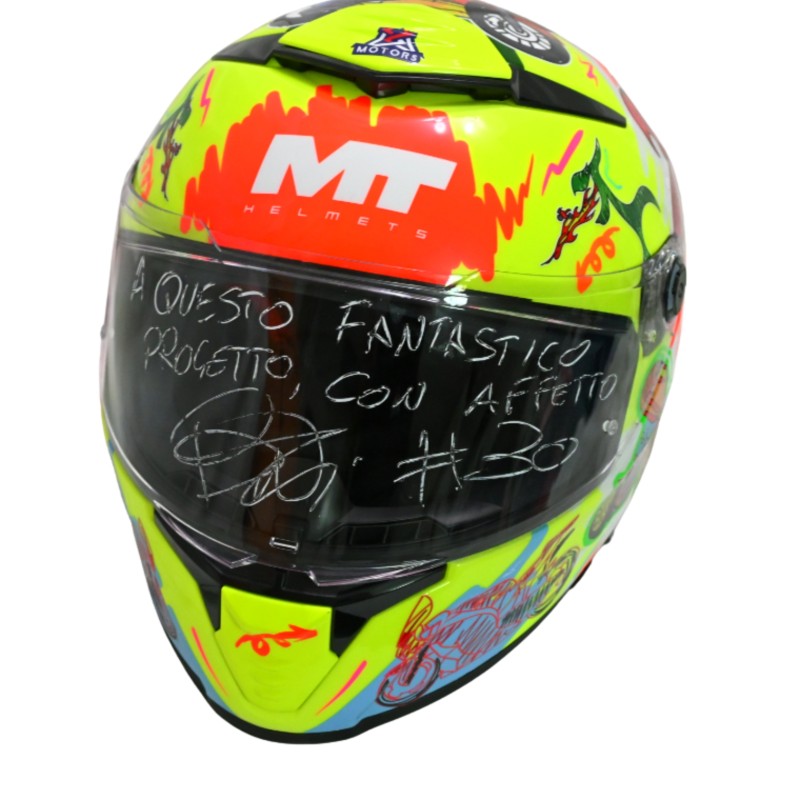 Alberto Butti's Signed Helmet - MT