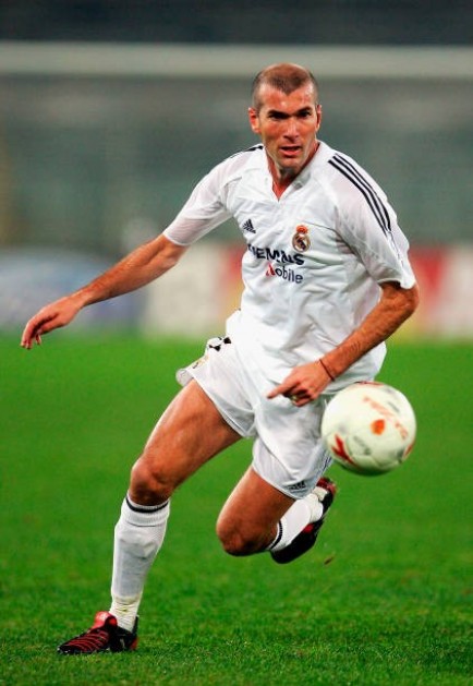 Real Madrid 2003-2004 Home UCL #5 Zidane