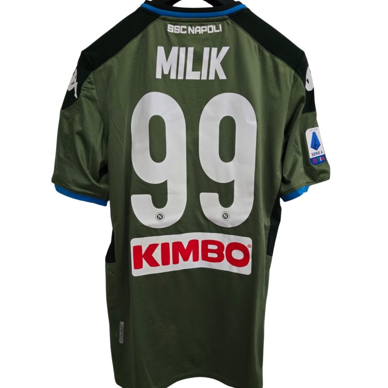 Milik's Napoli Match-Worn Shirt, 2019/20 - Limited Edition x Slam Jam