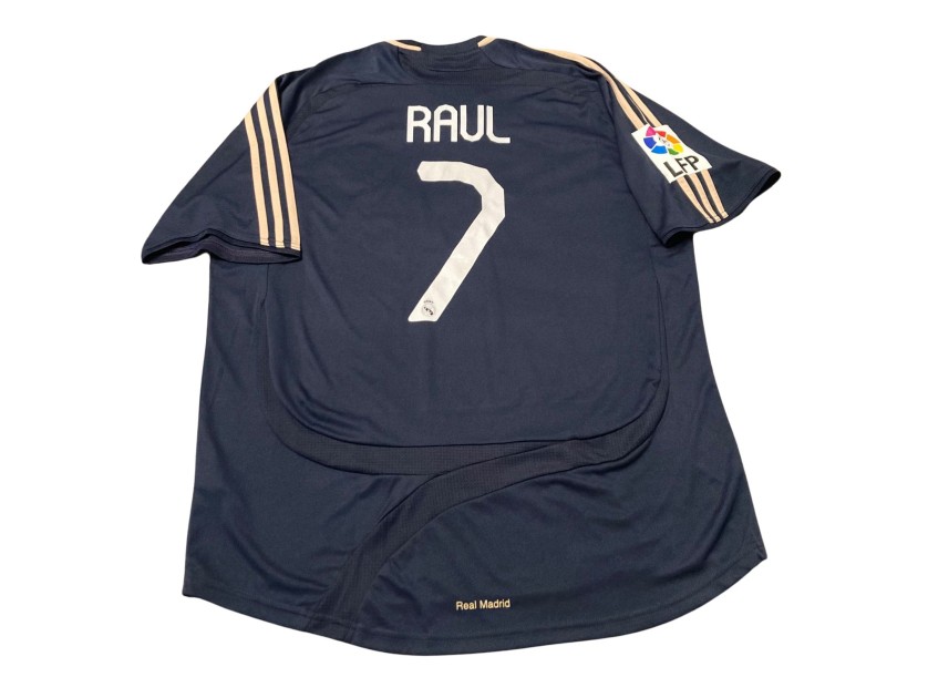 Raul's Real Madrid Match-Worn Shirt, 2007/08