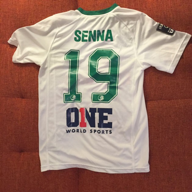 Marcos Senna, NY Cosmos signed shirt