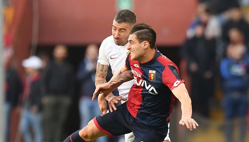 Zukanovic's Match Shirt, Genoa-Roma 2017 - CharityStars