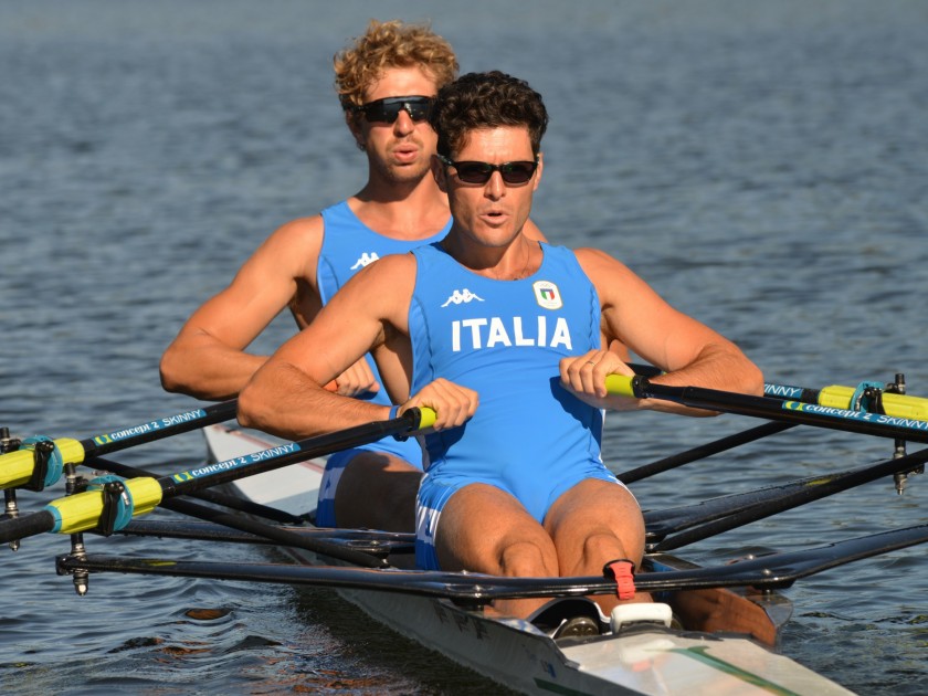 Meet the italian athlete Romano Battisti + Rio 2016 signed body