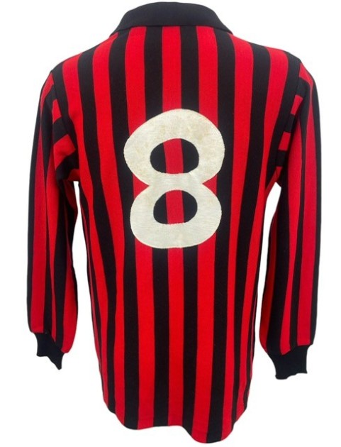 Battistini's Match-Issued Shirt Milan vs Lazio 1983