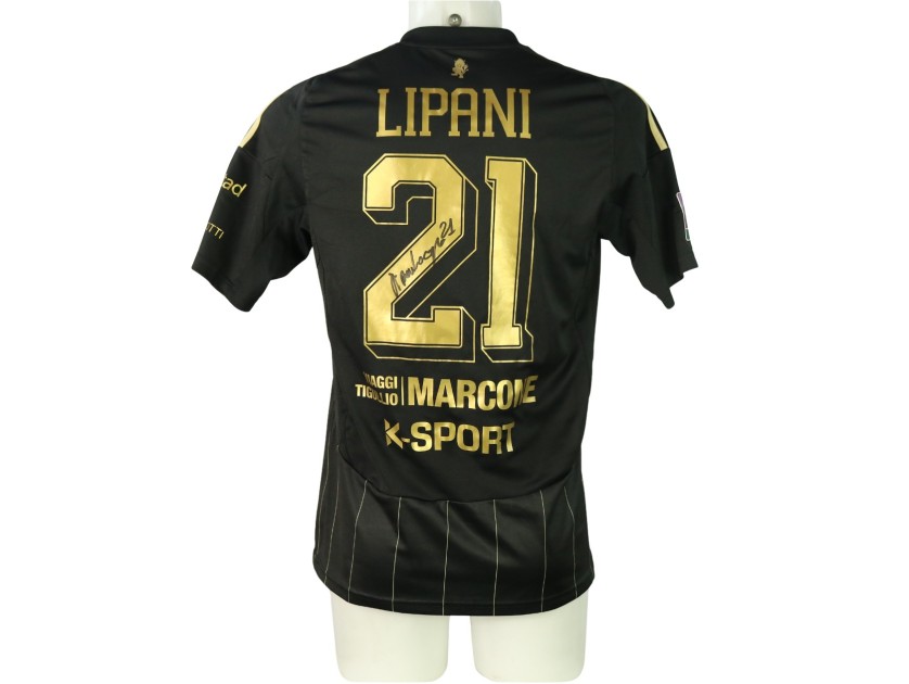 Maglia Lipani unwashed Spal vs Virtus Entella 2024 - Autografata