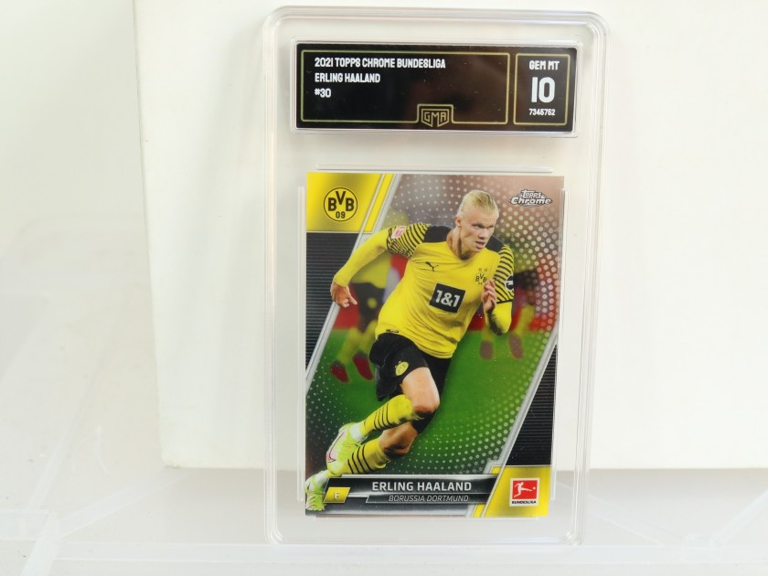 Erling Haaland Limited Edition Trading Card CharityStars