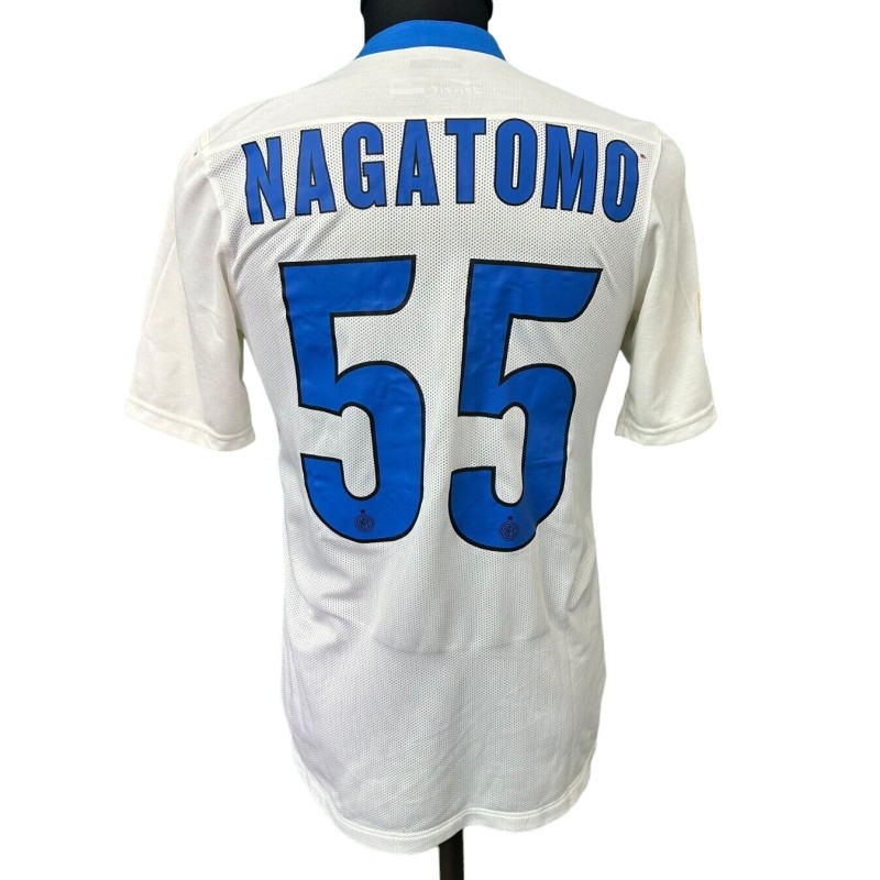 Nagatomo's Inter Match-Worn Shirt, 2013/14