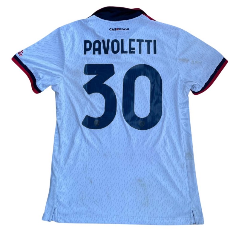 Maglia Pavoletti unwashed Cagliari vs Torino 2024 "Celebrativa Gigi Riva"