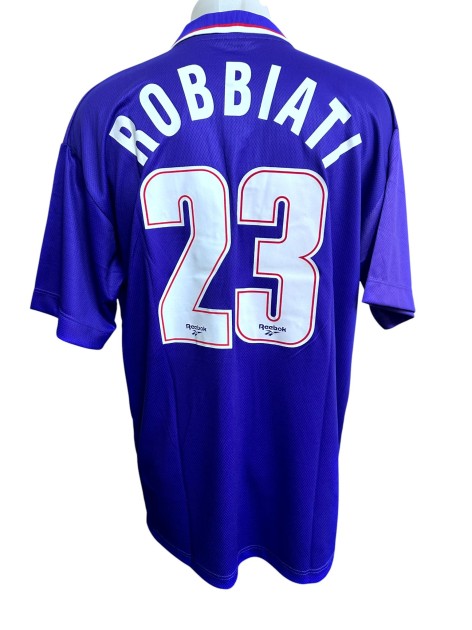 Robbiati's Match-Issued Shirt, Fiorentina vs Atalanta Coppa Italia Finals 1996