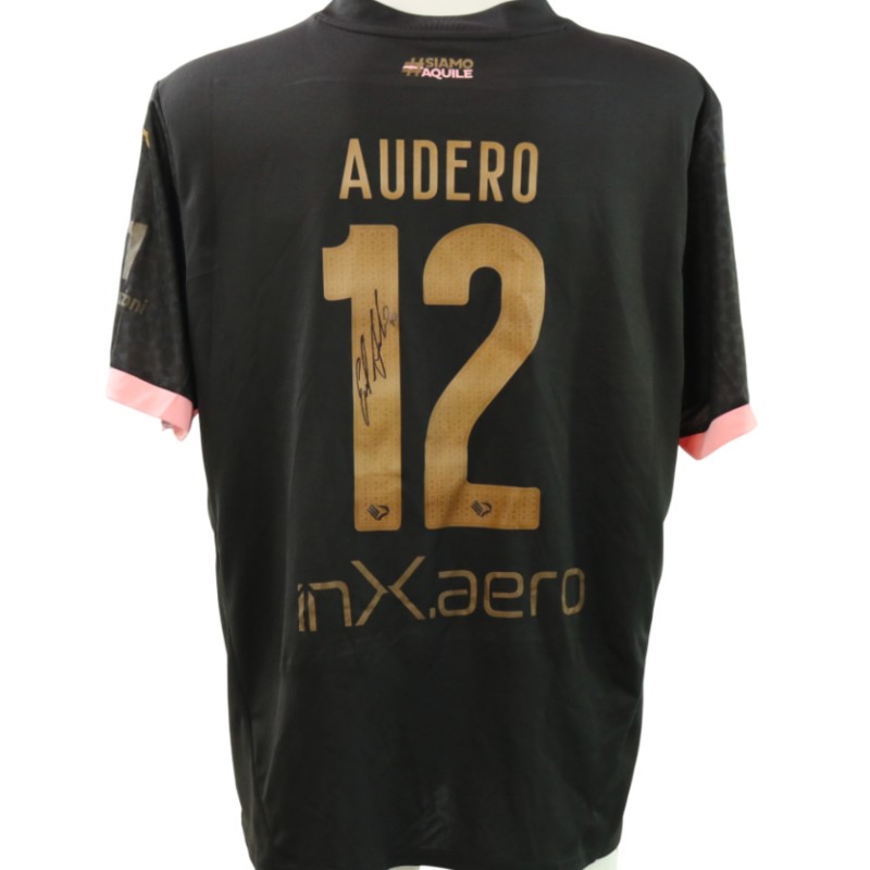Audero's Signed Unwashed Shirt, Palermo vs Frosinone 2025