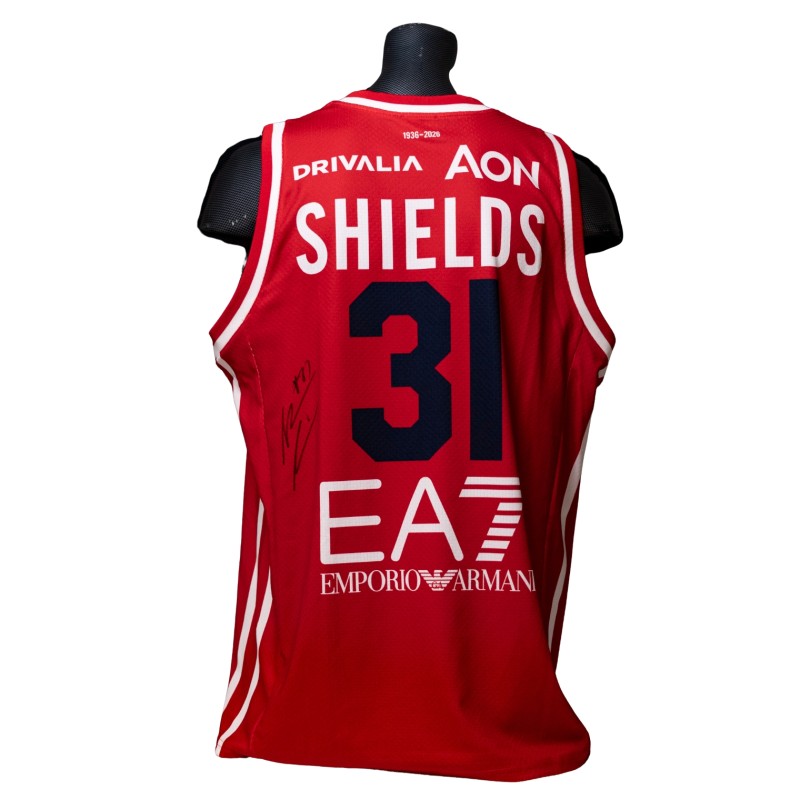 Shavon Shields' Signed Match-Worn Jersey, Olimpia Milano vs Guerri Napoli 2026
