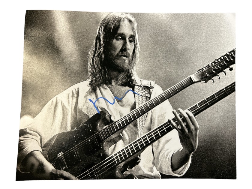 Mike Rutherford of Genesis Signed Photograph
