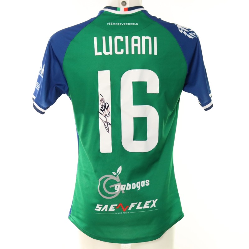 Luciani's Feralpisalò vs Pro Patria Signed Unwashed Shirt, 2025