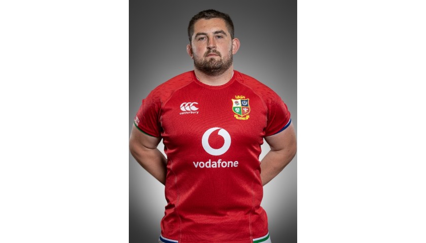 Lions 2021 Test Shirt - Worn and Signed by Wyn Jones