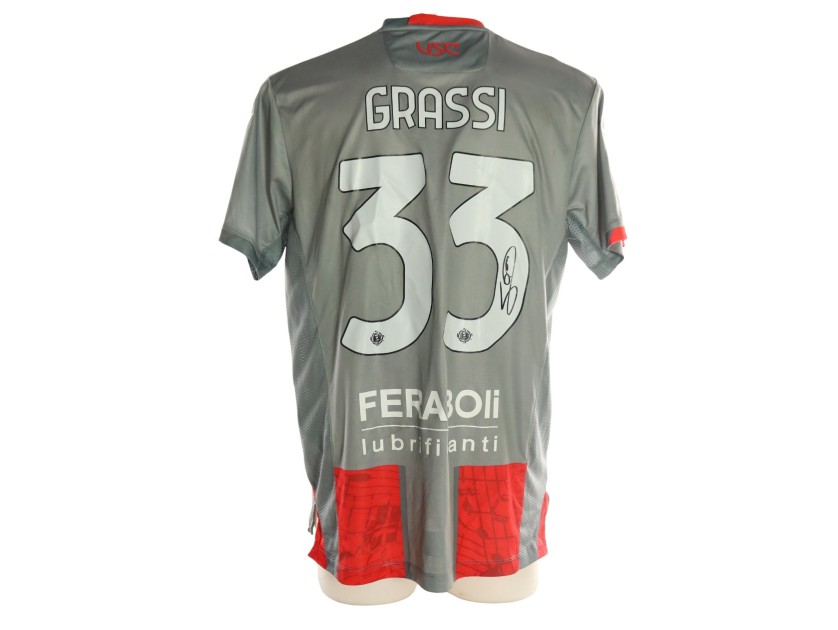 Grassi's Signed Unwashed Shirt, Cremonese vs Lazio 2026