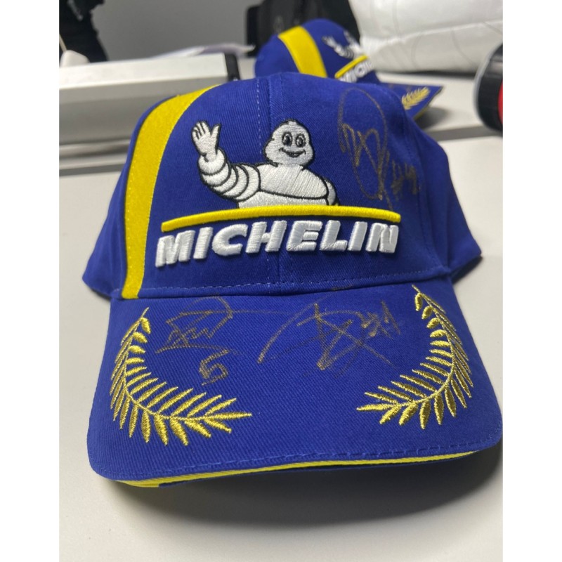 Johann Zarco, Fabio Di Giannantonio and Francesco 'Pecco' Bagnaia Signed Official Michelin Winner's Cap