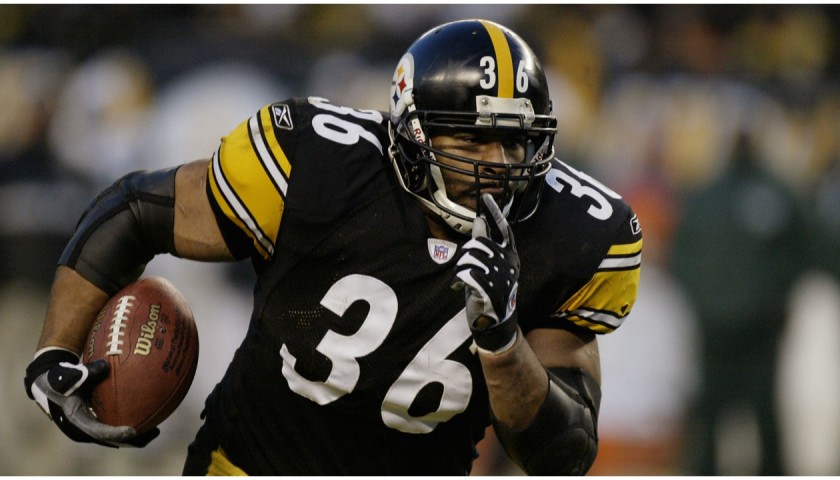 Jerome Bettis Signed Steelers Helmet - CharityStars