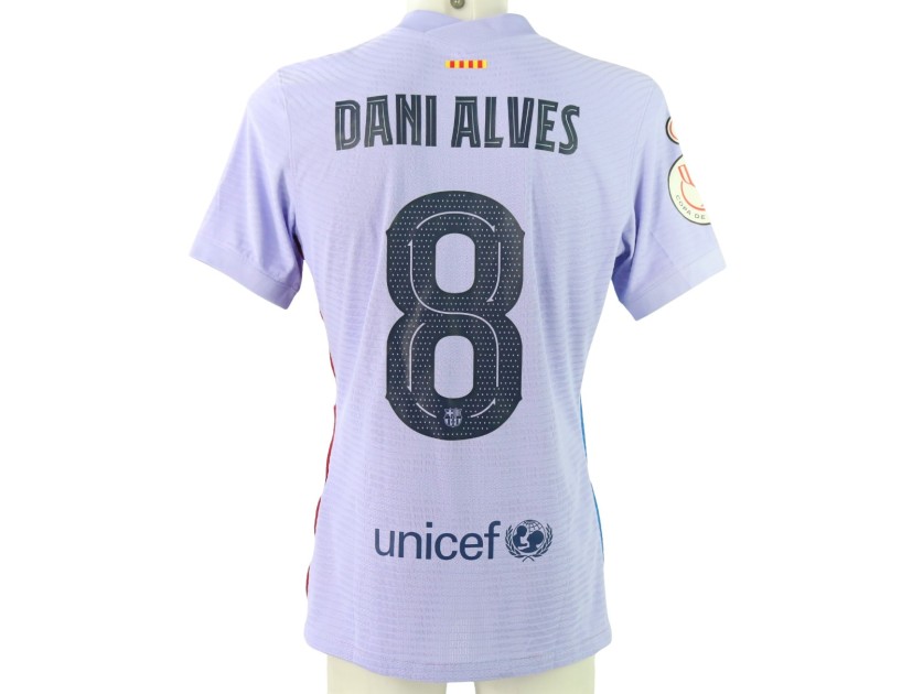 Dani Alves' Barcelona Match-Issued Shirt, Copa del Rey 2021/22