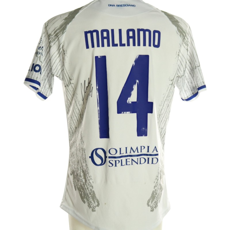 Mallamo's Signed Unwashed Shirt, Salernitana vs Union Brescia 2026