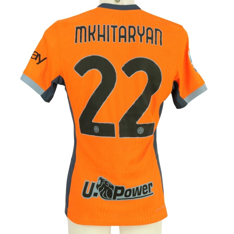 Mkhitaryan's Inter Match-Issued Shirt, Serie A 2023/24