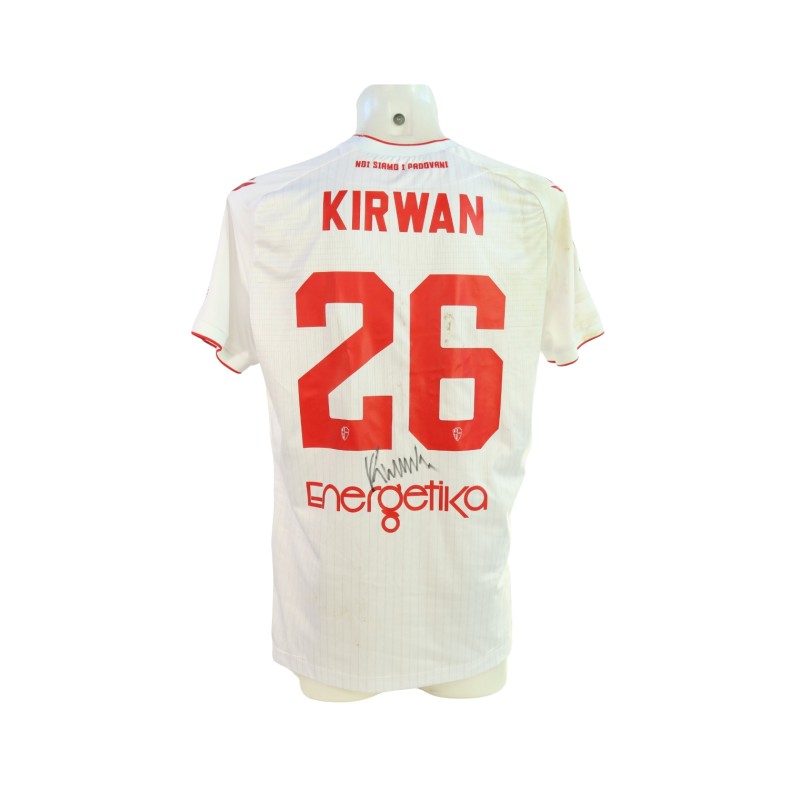 Kirwan's Signed Unwashed Shirt, Padova vs Triestina 2024