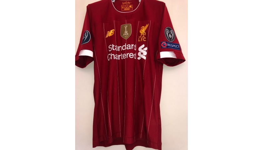 Wijnaldum's Match Shirt, Liverpool-Atletico Madrid 2020