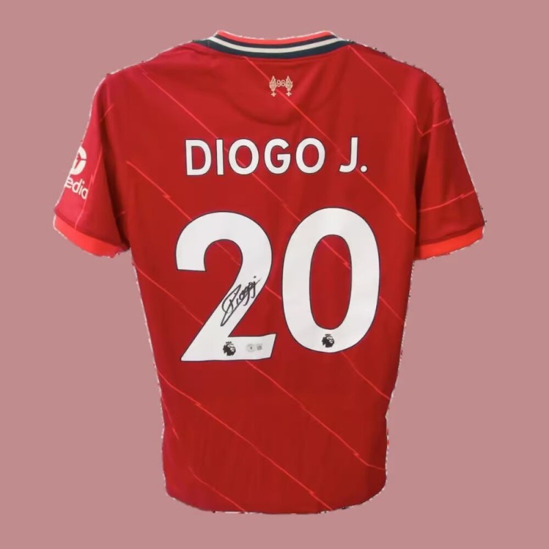 Diogo Jota's Liverpool FC Signed Replica Shirt