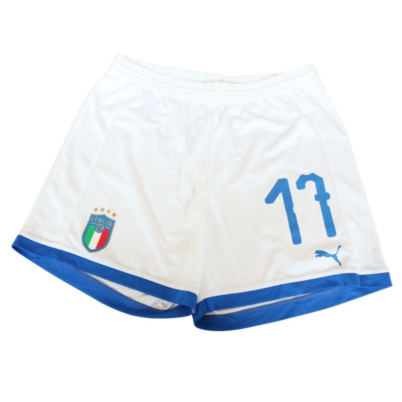 Pantaloncini Boattin indossati Ungheria vs Italia 2019