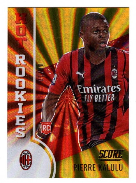 Pierre Kalulu Numbered Panini Card, Serie A Score 2021/22