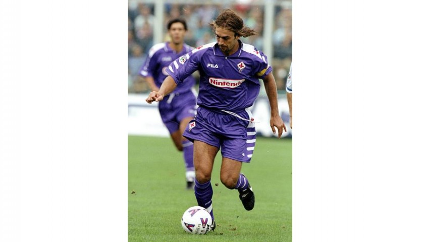 Fiorentina Batistuta Signed Polo Shirt