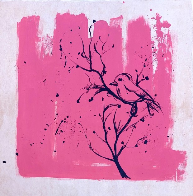 "Pink Bird" by Collettivo Lux