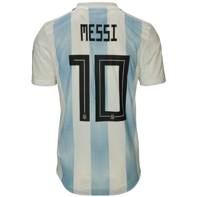 Messi's Argentina Match Shirt, WC 2018