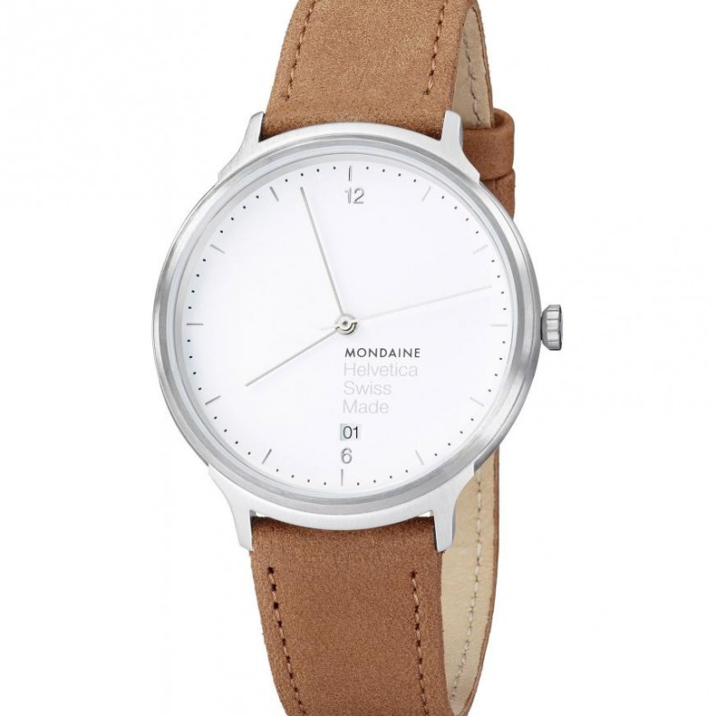 Mondaine Helvetica Hand Winder Watch
