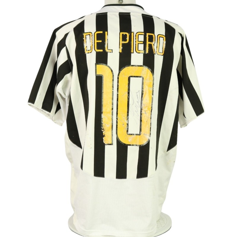 Del Piero Official Juventus Signed Shirt, 2003/04