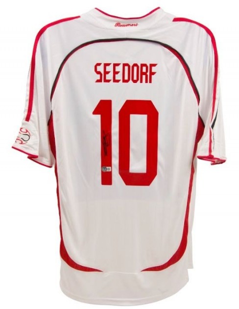 Clarence Seedorf Signed AC Milan Shirt