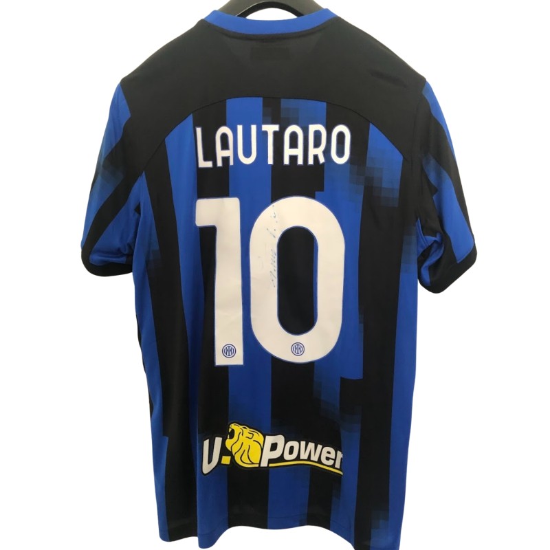 Lautaro's Signed Official Inter "Star Trek" Shirt, 2023/24 