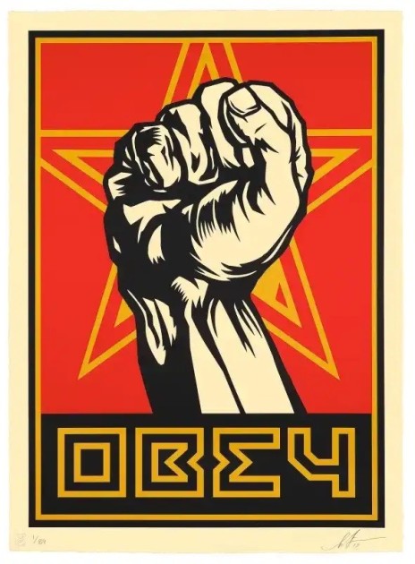 "Fist (Large Format)" by Shepard Fairey 