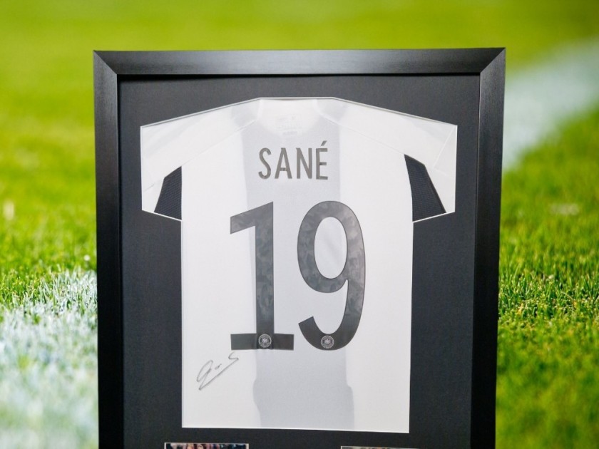 Leroy Sane Signed Germany 2022-23 Official Football Shirt Framed COA
