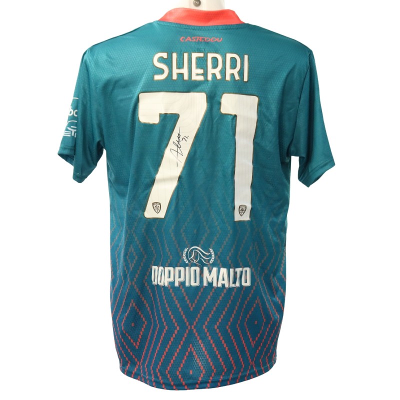 Sherri's Signed Unwashed Shirt, Cagliari vs Hellas Verona 2024